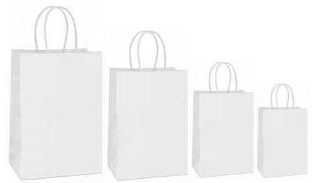 تفاصيل خامة أفضل كيس ورق أبيض سادة للطباعة الحرارية المباشرة