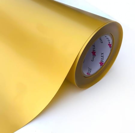 رول فينيل حراري ذهبي PVC عالي الجودة لمشاريع الطباعة