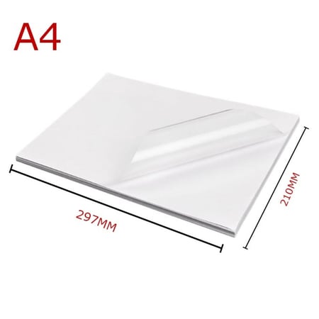 فينيل حراري للطباعة بالطابعات العادية والسبلميشن A4 عدد 20 ورقة