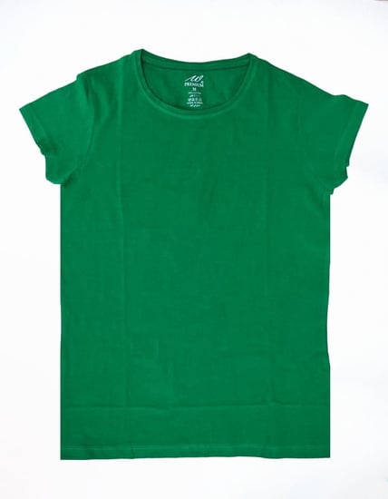 تيشيرت قطن اخضر نسائي