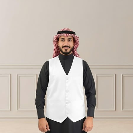 سديري مناسبات أبيض بوليستر فخم جاهز للطباعة من الشرق النادر