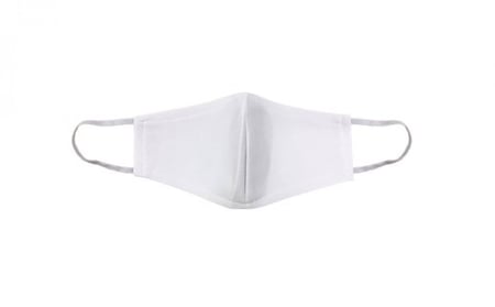 كمام سبلميشن أطفال أبيض ناصع جاهز للطباعة الحرارية المخصصة بدقة