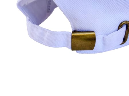 كاب قطن سادة احترافي - أبيض