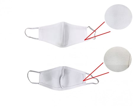 واجهة كمام أطفال بوليستر مخصصة لامتصاص أحبار الطباعة الحرارية