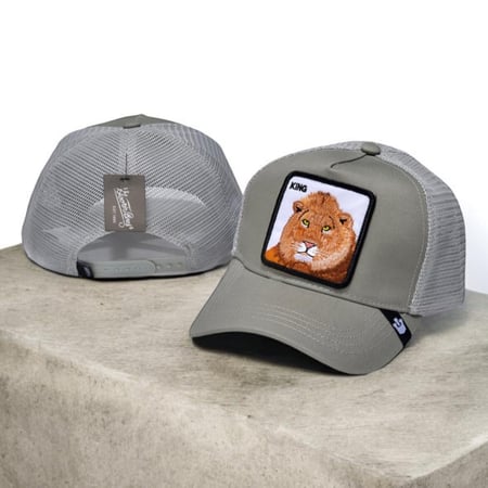 كاب KING رمادي