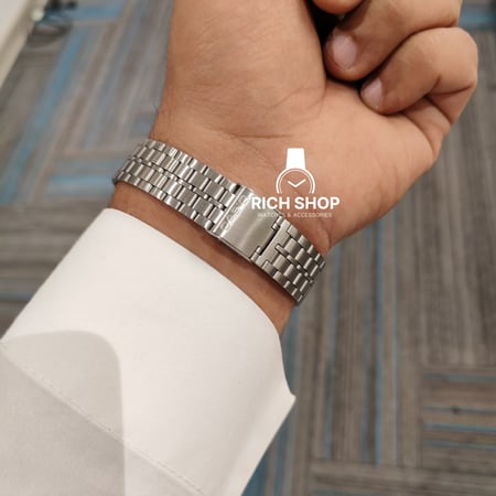 ساعة كاسيو مدور كحلي