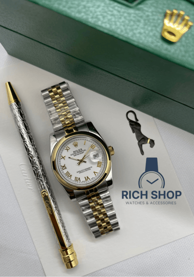 طقم ساعة رولكس مع قلم كارتير