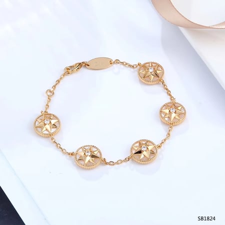 اسوارة ديور Dior  ذهبي