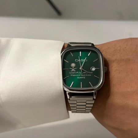 ساعة كاسيو LTP اخضر