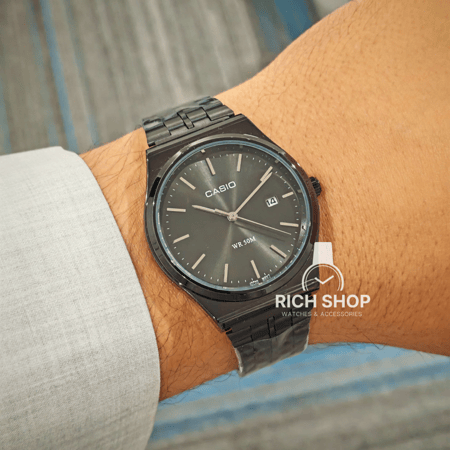 ساعة كاسيو اسود كامل