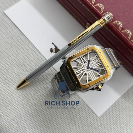 طقم ساعة و قلم كارتير سانتوس