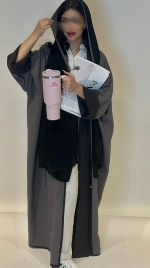 N28- نص بشت - دبل فيس (رمادي اسود)