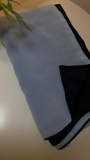 طرحة دبل فيس (أسود_ *اللون المختار)