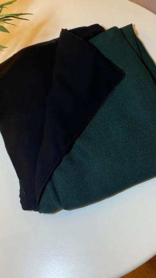 طرحة دبل فيس (أسود_ *اللون المختار)