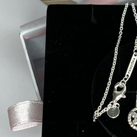 سلسال نجمه ازرق بندورا فضه عيار 925