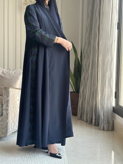 عبايه صيفيه-كحلي