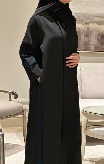 عبايه صيفيه-كحلي