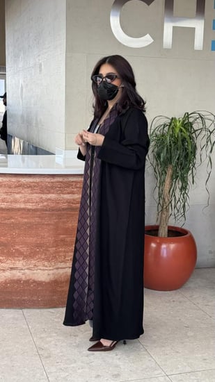 عباية جود بنفسجي غامق