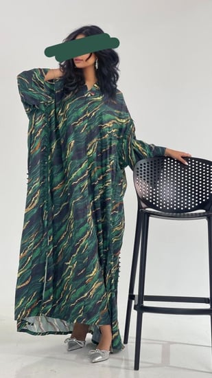 حرير تطريز فري سايز مناسب لقياسات (M-L-XL)