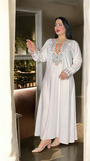 كريب رويال تطريز ناعم صناعه مصريه
