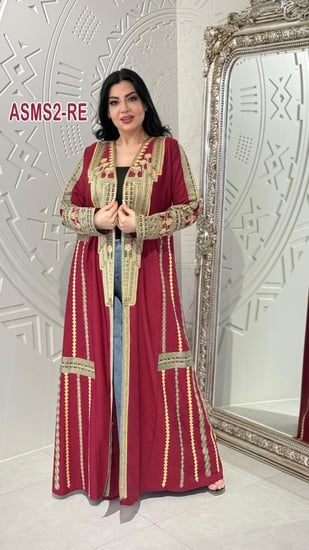 عبايه عسيريه -تصميم التأسيس