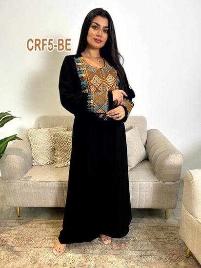 كريب ناعم تطريز فلسطيني