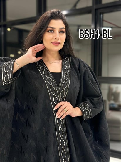 بشت مخمل تطريز فرزاتشي