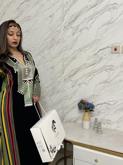 جلابيه عسيريه تدخيل قطن مقلم