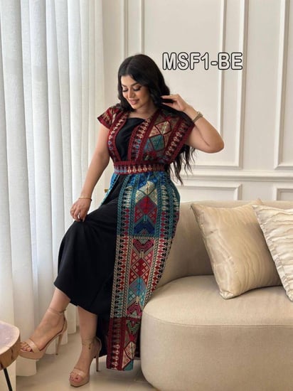 مشلح فلسطيني تطريز كامل