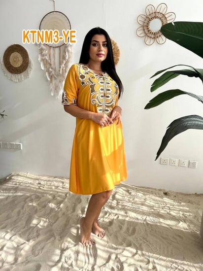 جلابيه البيت بالقطن المريح ميدى