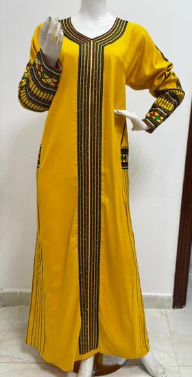 عسيرى مطرز تطريز طولى