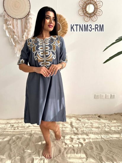 جلابيه البيت بالقطن المريح ميدى