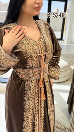 قفطان مخمل ملكى