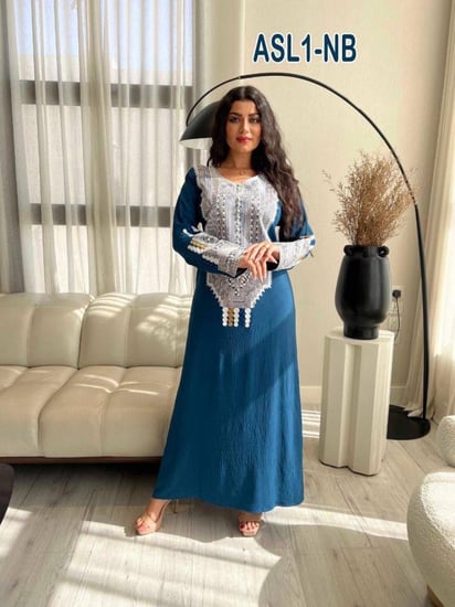 عسيرى تطريز رباط خامه لينن