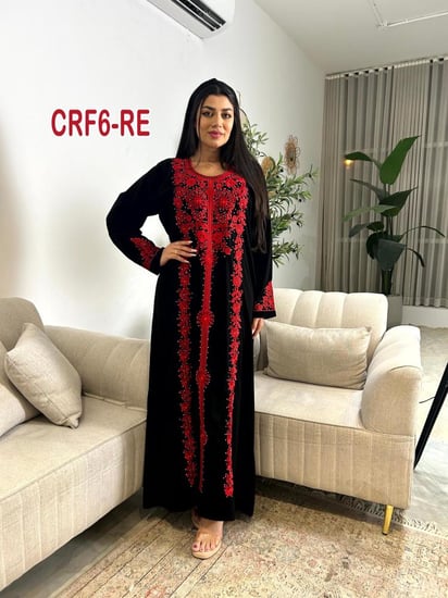 كريب ناعم تطريز فلسطينى