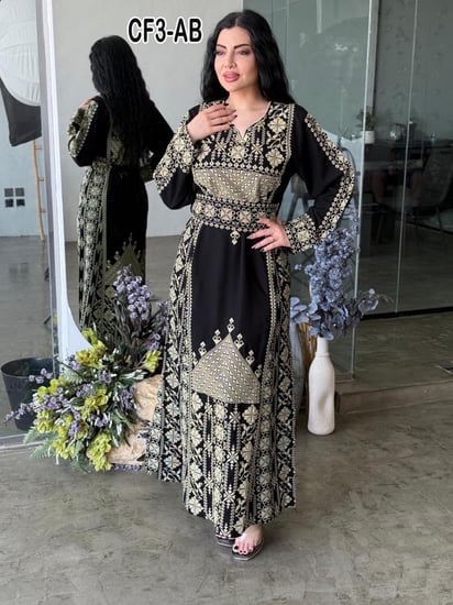 فستان فلاحى فاخر