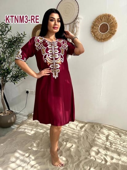 جلابيه البيت بالقطن المريح ميدى