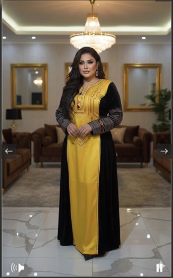 جلابيه عسيرى مخمل تطريز يدوى فاخر