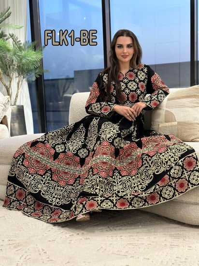 فستان أفراح تطريز الأردنى الفاخر