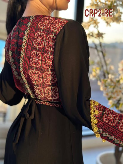 فستان اردنى بشال
