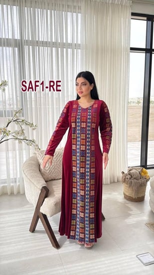 جلابيات مخمل تطريز الماس