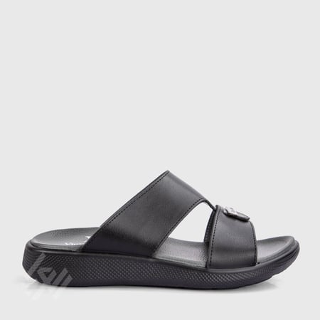 حذاء طبي فيكتور كلارك أسود لامع جذاب