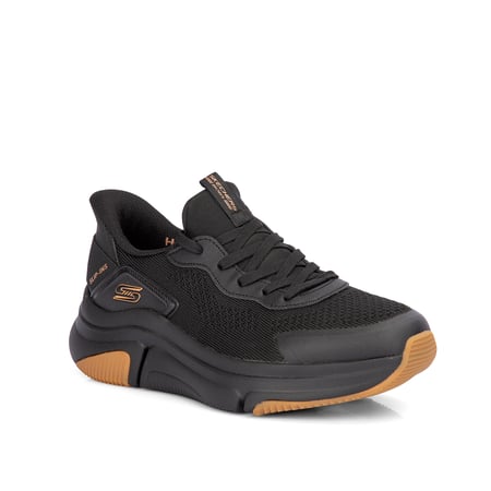 سكيتشرز أسود سليب ان بتصميم عصري