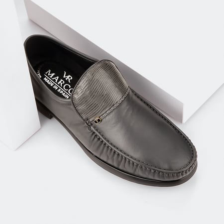 حذاء رسمي اسباني من براند (ماركو) رمادي غامق