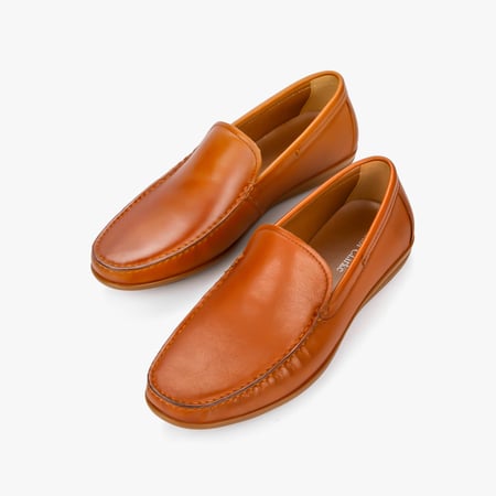 حذاء كاجوال كلاسيكي طبي من ماركة فيكتور كلارك - عسلي