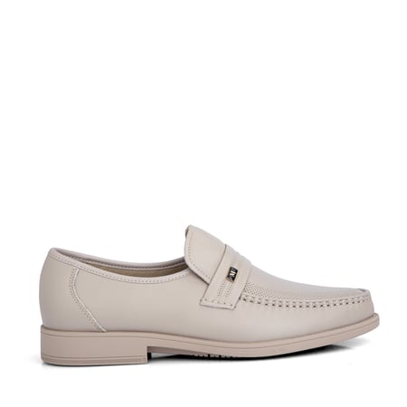 جزمه ماركو رسمي طبي جلد طبيعي بيج ايطالي