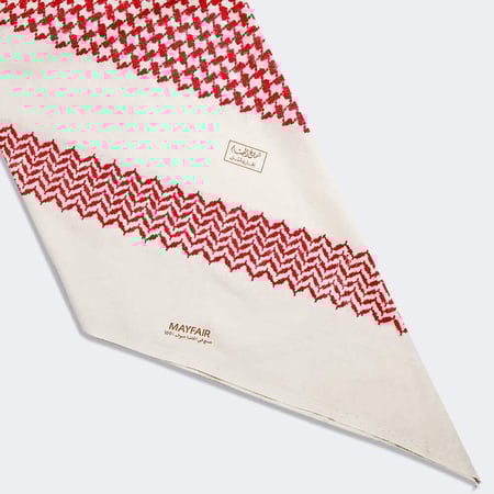 شماغ البسام ماي فير شتوي أحمر