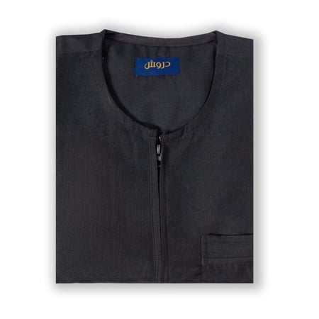 قميص دروش كم طويل سحاب