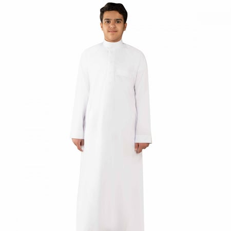 ثوب شبابي-دروش-عرض الصيف-ثوب ابيض-مستلزمات رجالية-اثواب-خصومات