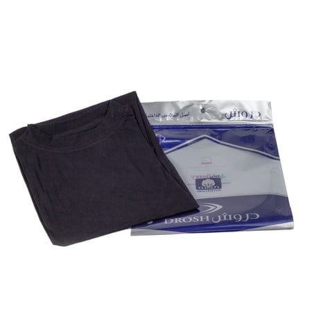 فانلة رجالي نصف كم حلق اسود